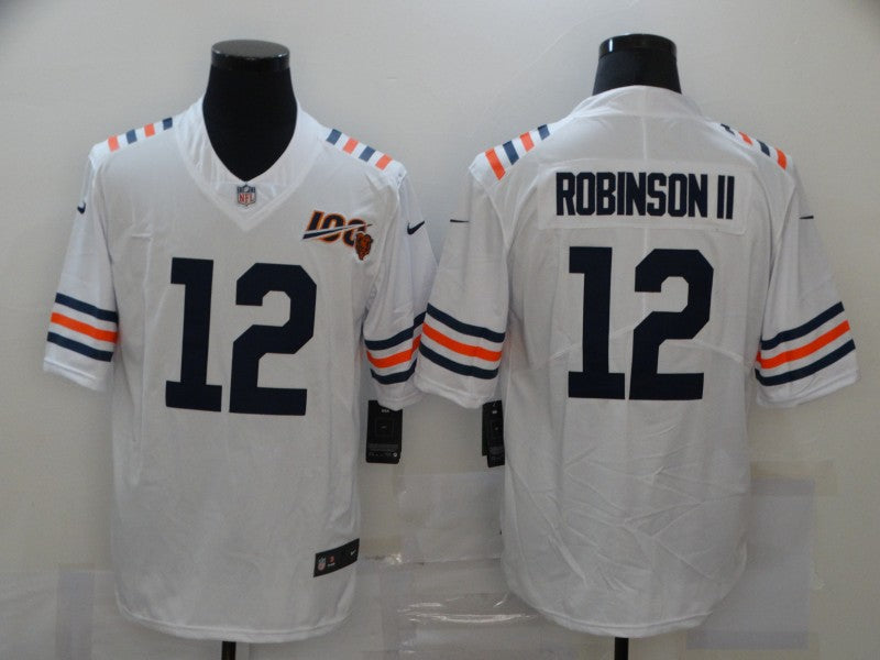 Men's Chicago Bears Allen Robinson II #12 White Game Jersey1
