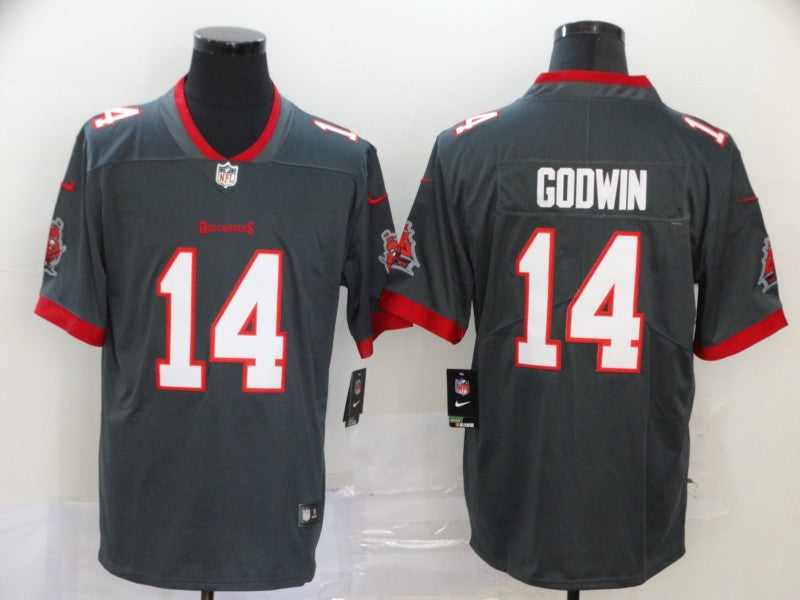 Men's Tampa Bay Buccaneers Chris Godwin #14 Gray Game Jersey1