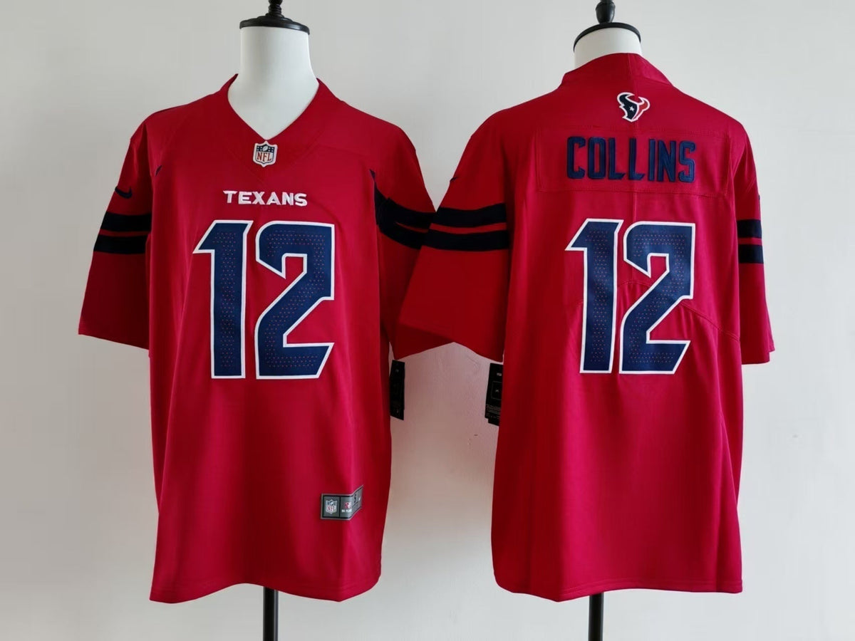 Men's Houston Texans Nico Collins Jersey-Red