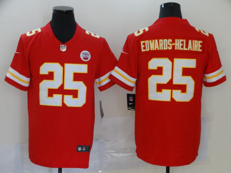 Men's Kansas City Chiefs Clyde Edwards-Helaire #25 Red Legend Jersey1