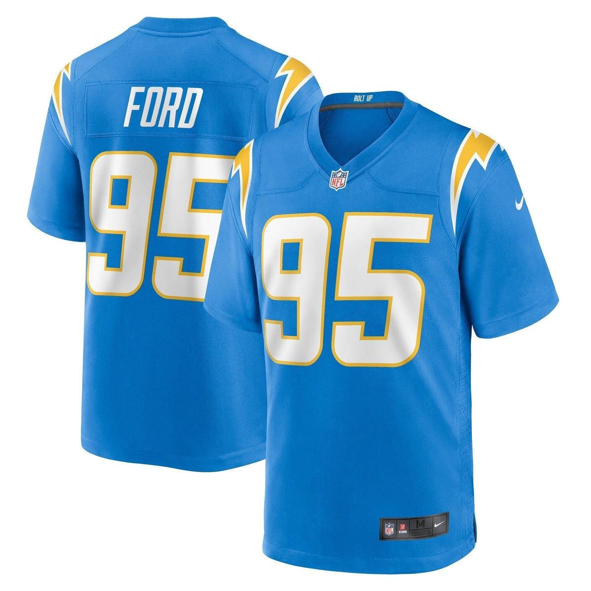 Poona Ford Los Angeles Chargers Nike  Game Jersey -  Powder Blue