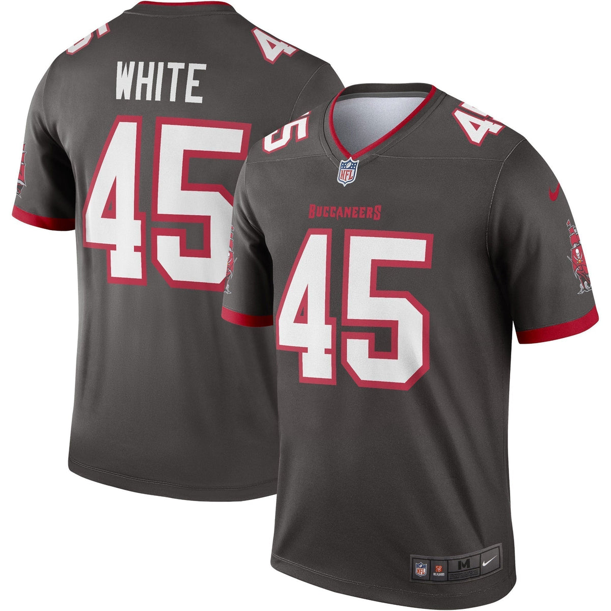 Devin White Tampa Bay Buccaneers Nike Alternate Legend Jersey - Pewter