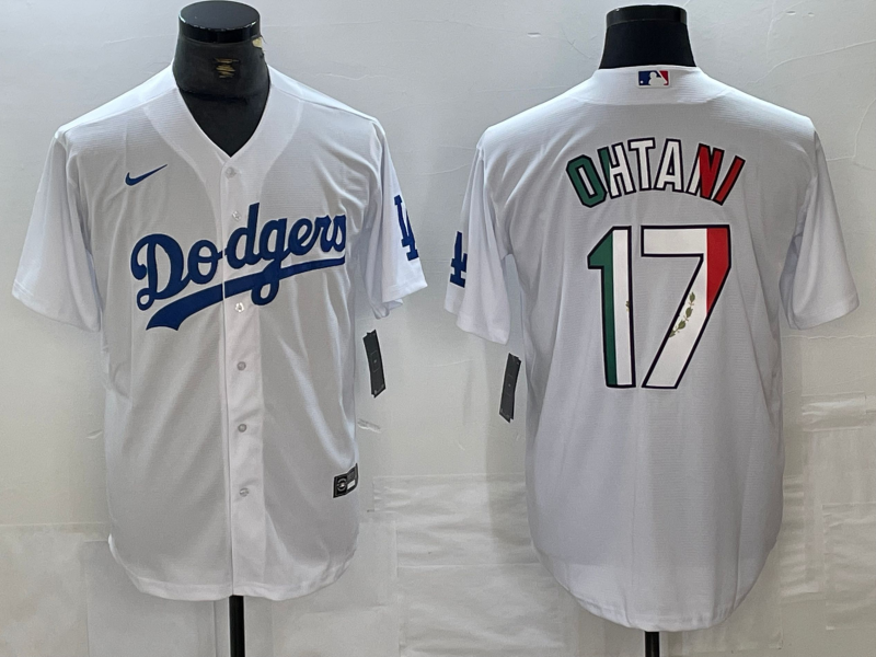 Men's Los Angeles Dodgers Shohei Ohtani White Player Jersey1