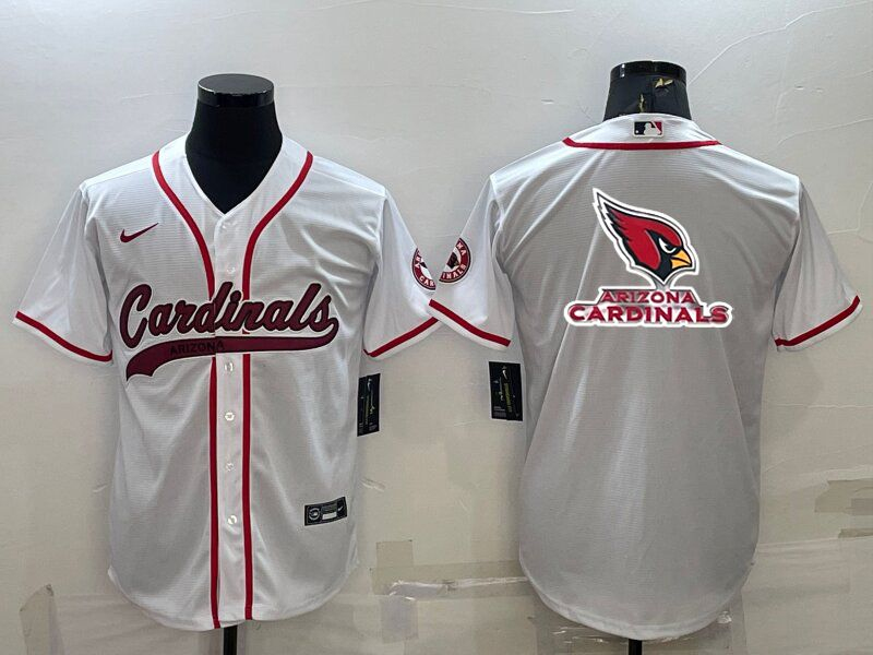 Men's Arizona Cardinals White Game Jersey1
