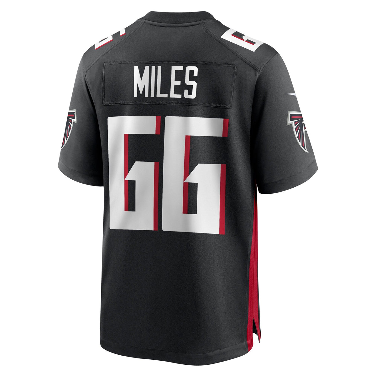 Joshua Miles Atlanta Falcons Nike  Game Jersey -  Black