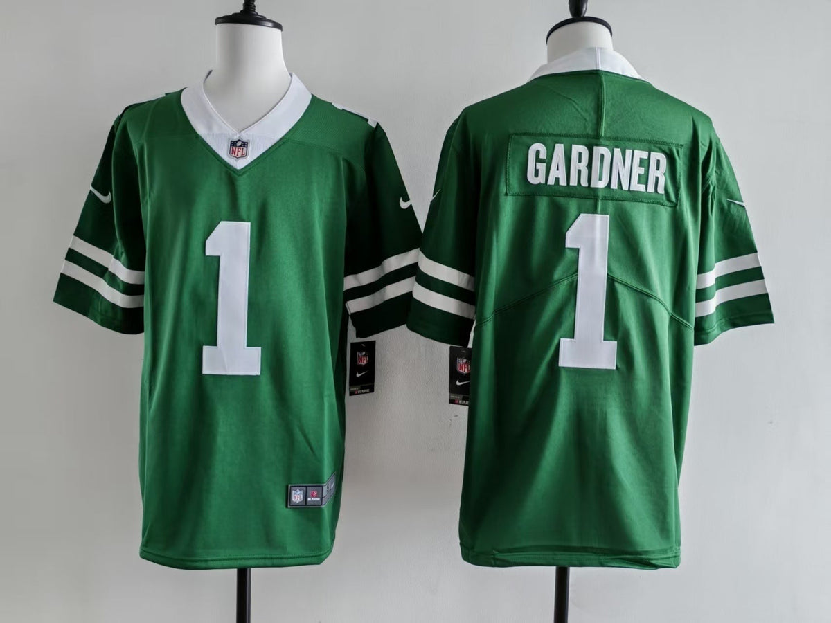 Men's New York Jets Ahmad Sauce Gardner Jersey-Green