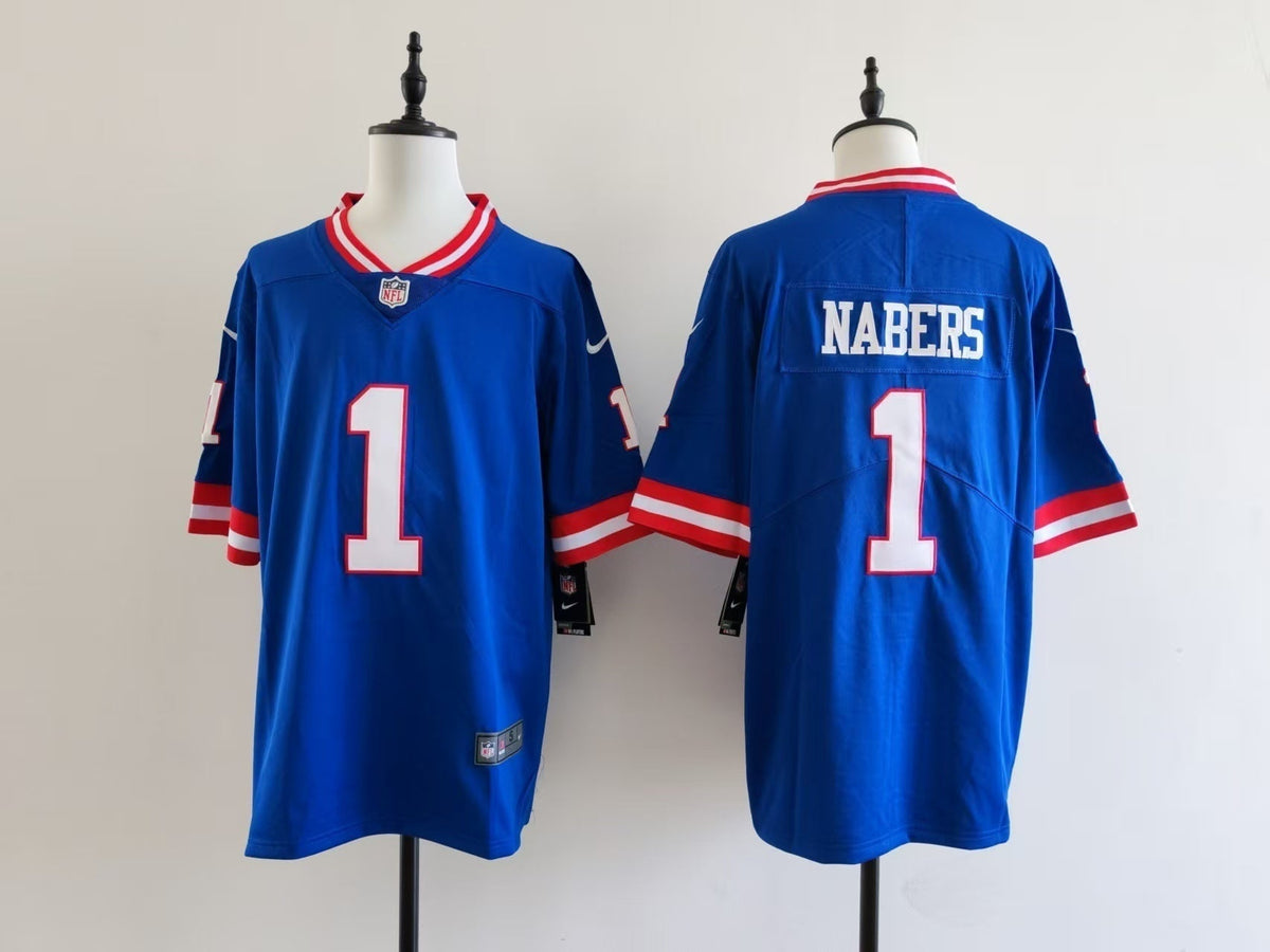 Men's New York Giants Malik Nabers Jersey