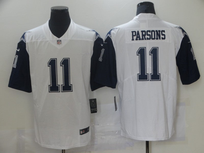 Men's Dallas Cowboys Micah Parsons #11 White Game Jersey1