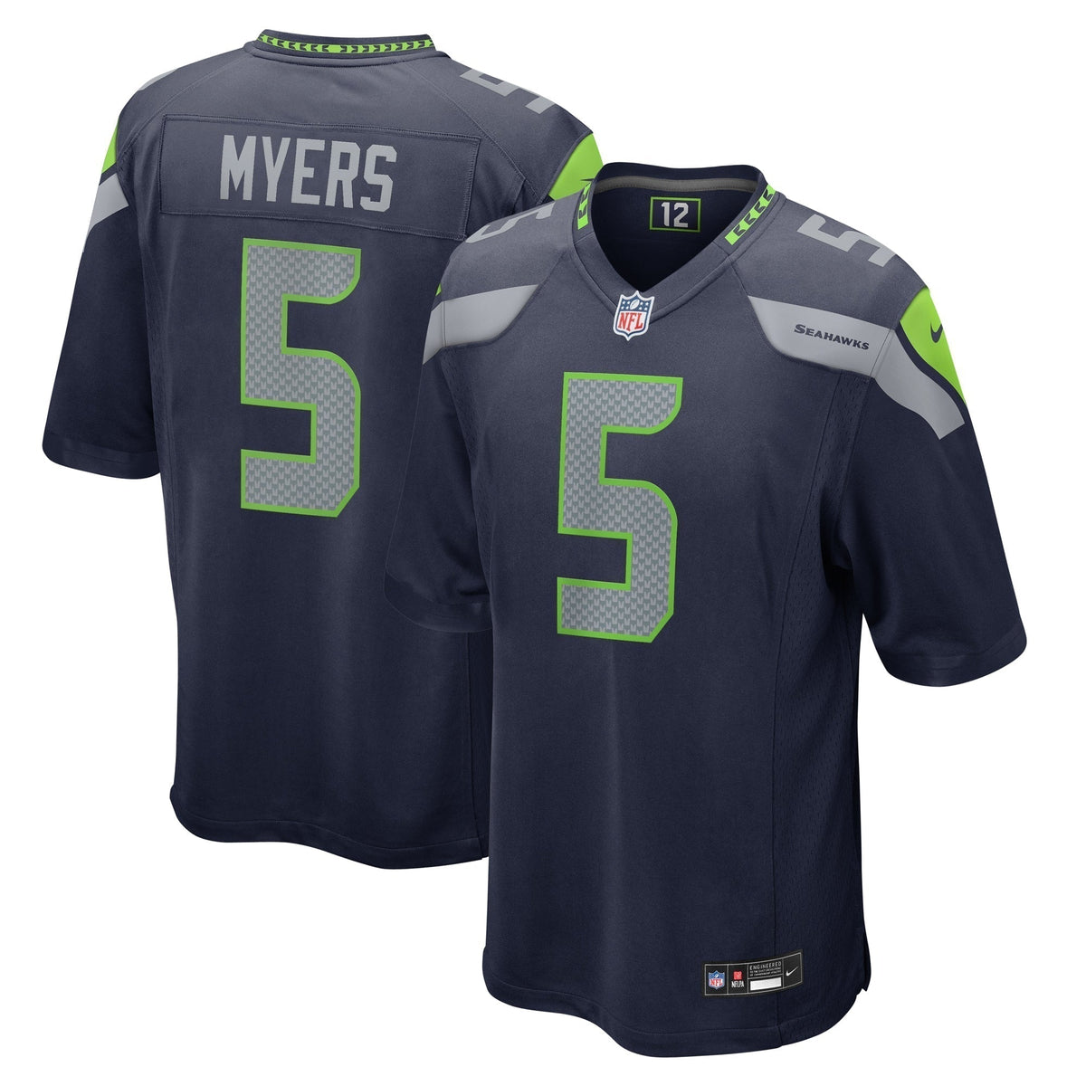 Jason Myers Seattle Seahawks Nike Game Jersey - College Navy
