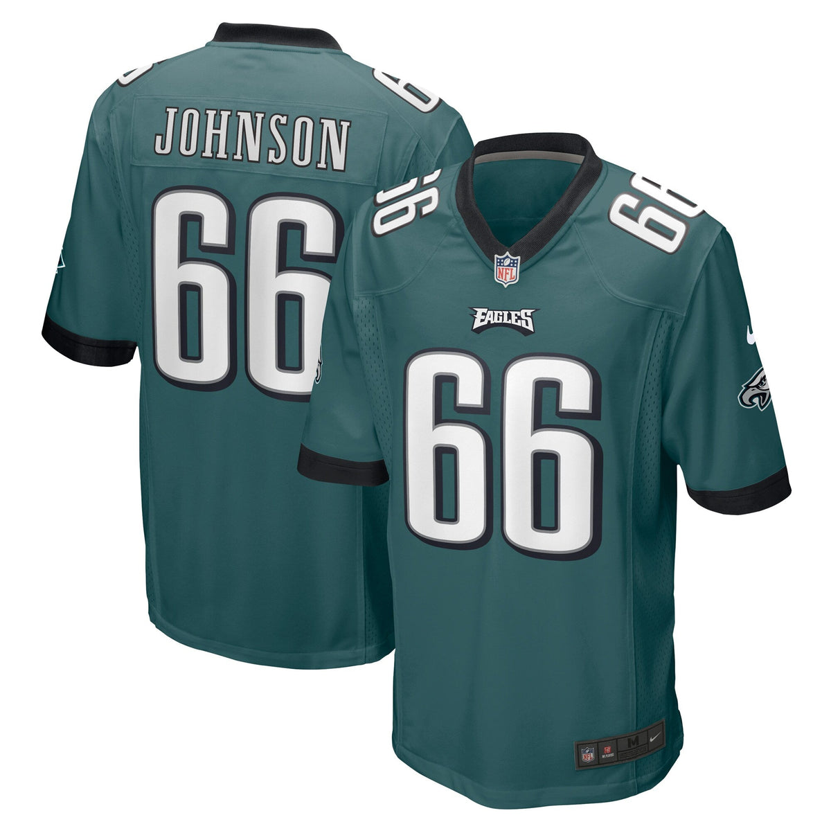 Roderick Johnson Philadelphia Eagles Nike  Game Jersey - Midnight Green