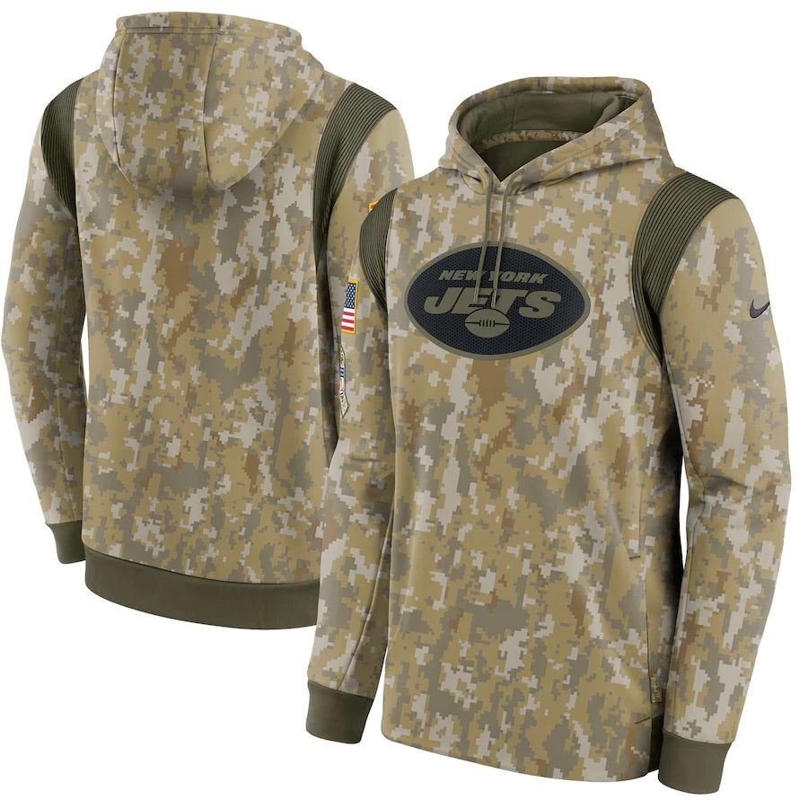 Men's New York Jets NFL 2021 Salute to Service Hoodie1 Camouflage