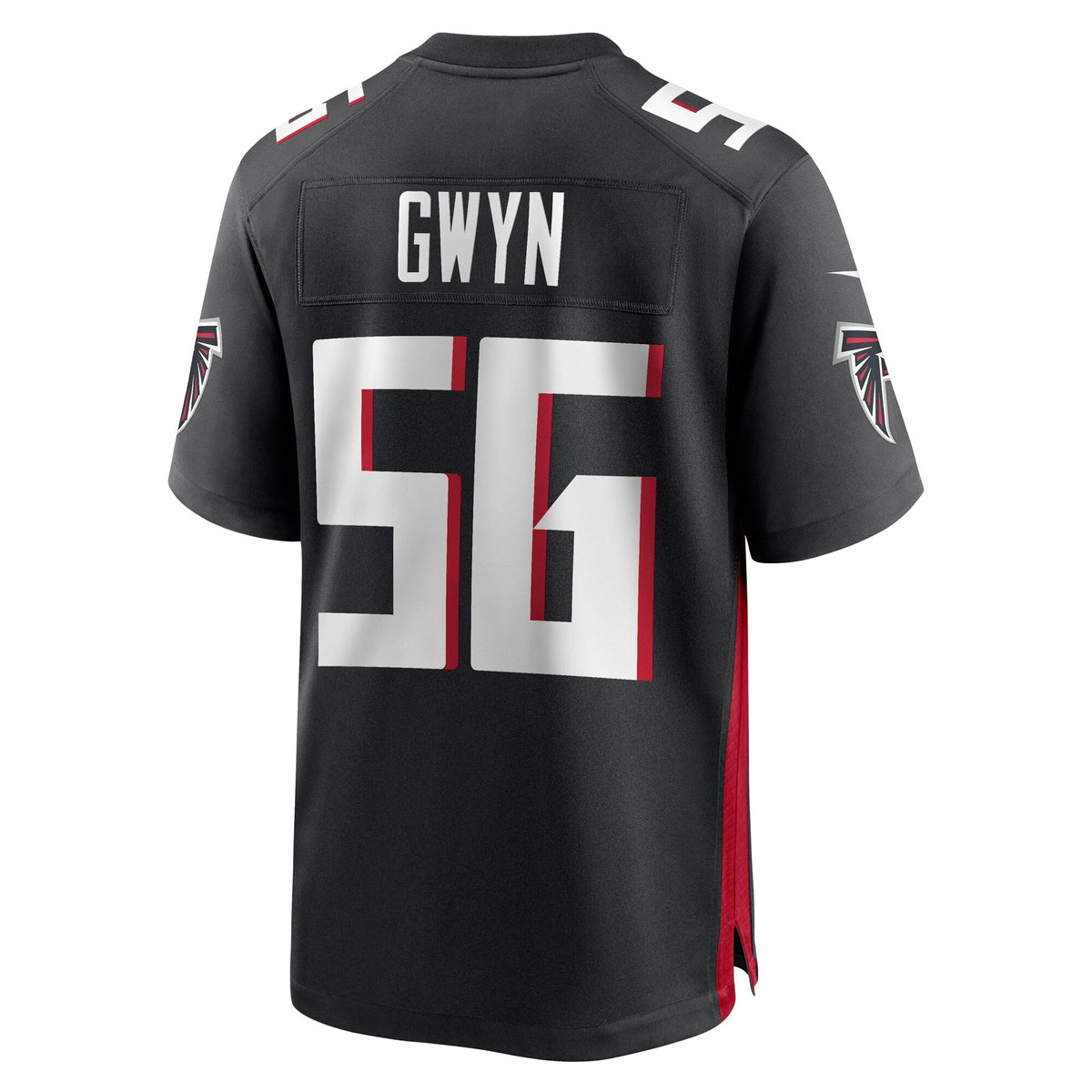 Jovaughn Gwyn Atlanta Falcons Nike Team Game Jersey -  Black
