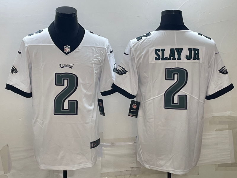 Men's Philadelphia Eagles Darius Slay Jr. #2 White Game Jersey1