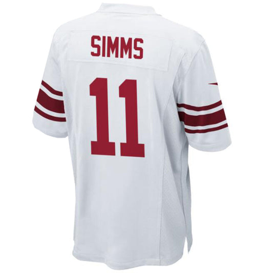 #11 Phil Simms Player NY.Giants White Classic Game Football Jerseys
