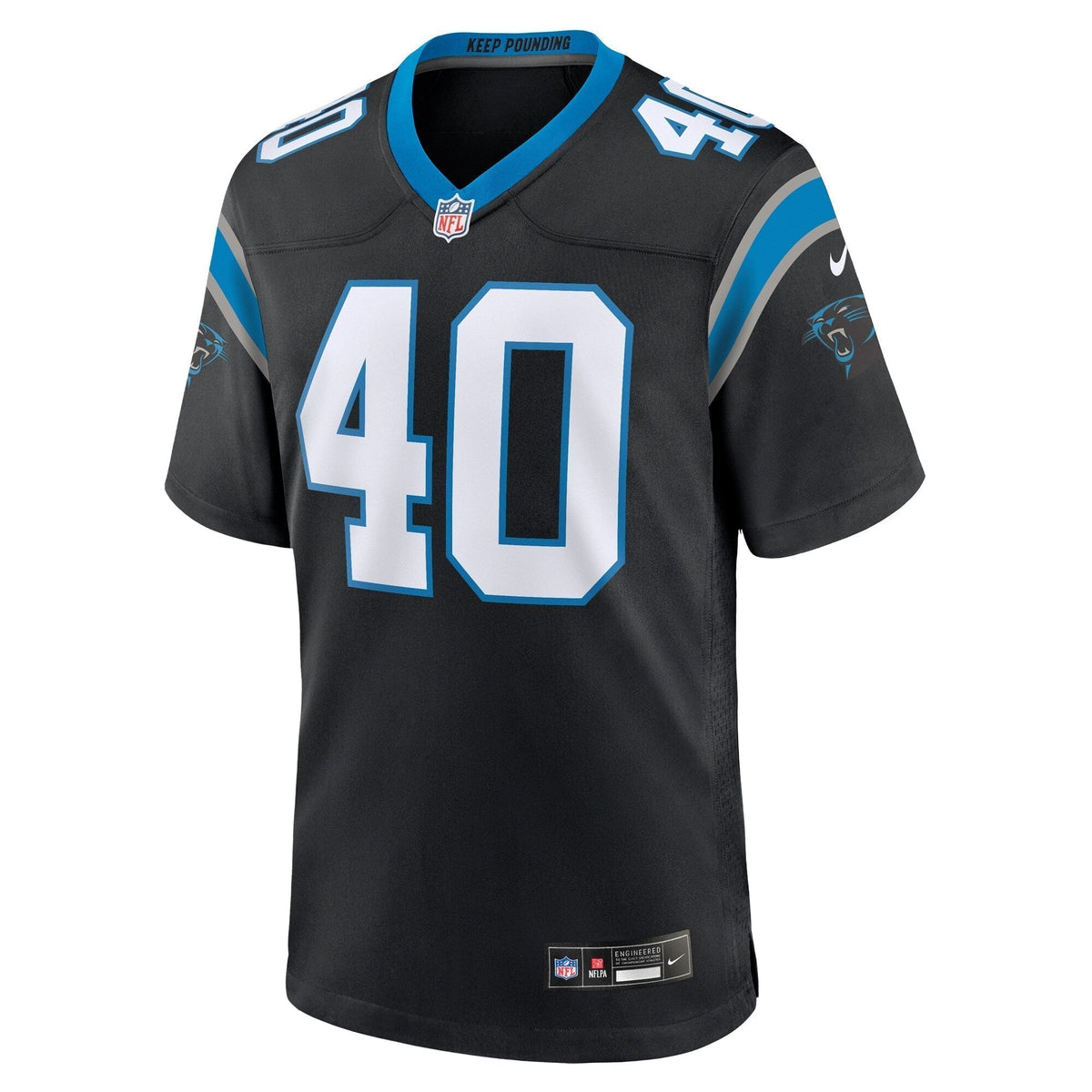 Deion Jones Carolina Panthers Nike  Game Jersey -  Black