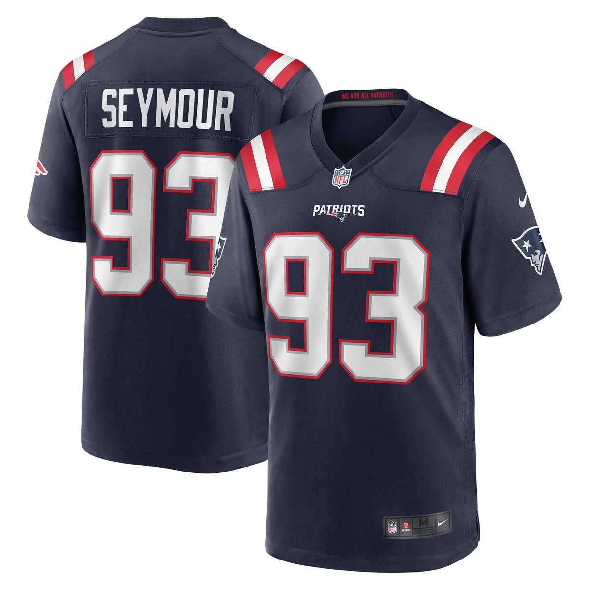 Richard Seymour New England Patriots Nike Retired   Game Jersey - Navy