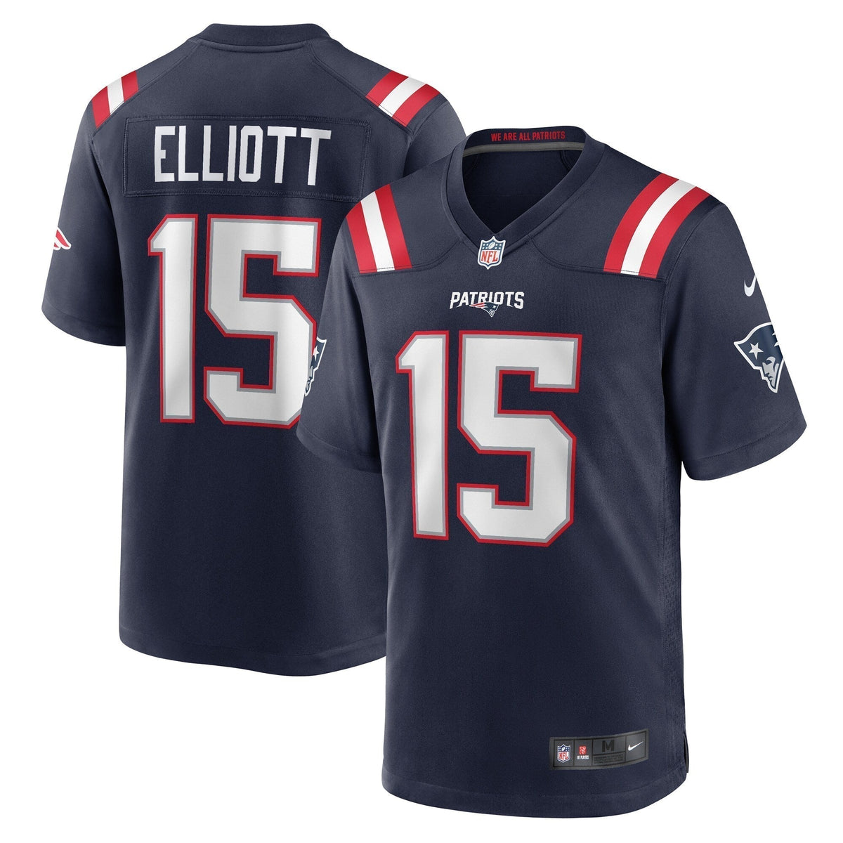 Ezekiel Elliott New England Patriots Nike Game   Jersey - Navy