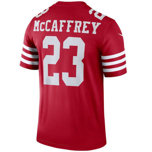 #23 Christian McCaffrey Player SF.49ers Black Team Legend Football Jerseys