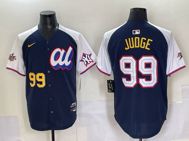 Men's American League Aaron Judge #99 Navy 2025 All-Star Edition Player Jersey