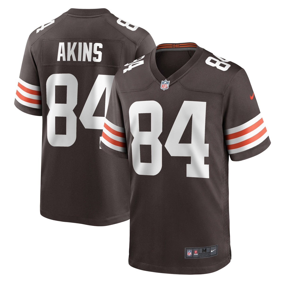 Jordan Akins Cleveland Browns Nike Game   Jersey - Brown