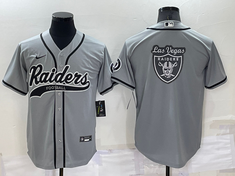 Men's Las Vegas Raiders Gray Game Jersey1