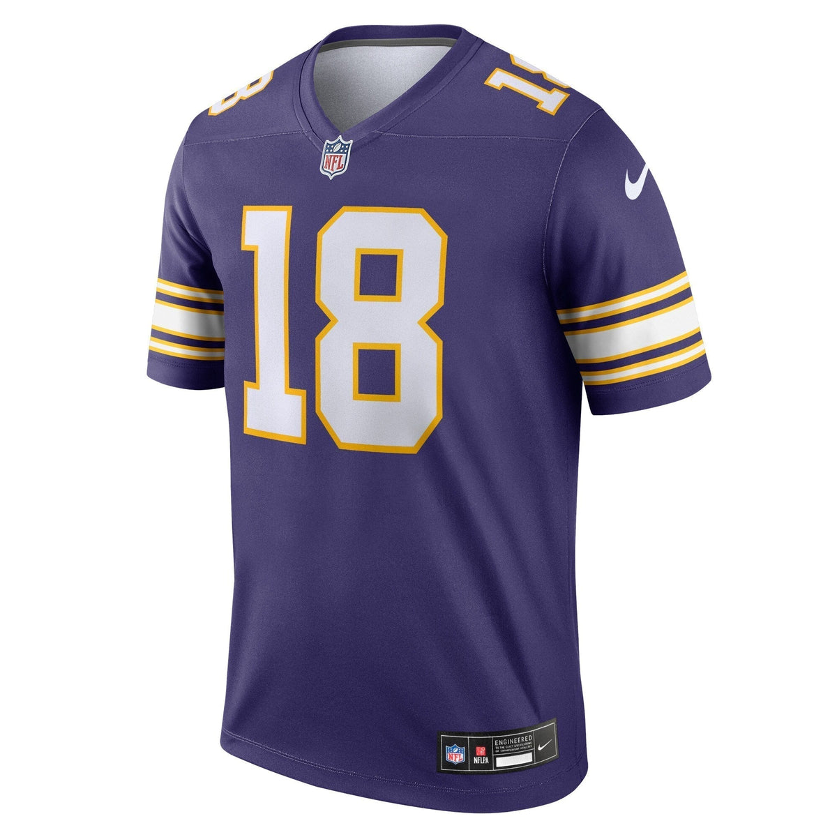 Justin Jefferson Minnesota Vikings Nike Classic Legend   Jersey - Purple