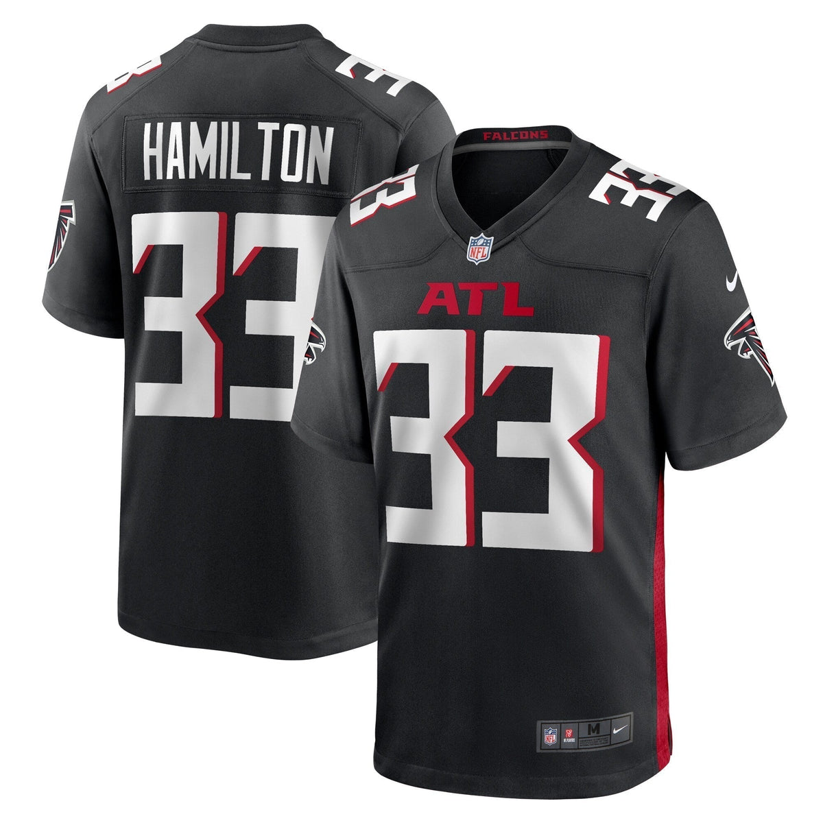Antonio Hamilton Atlanta Falcons Nike Game Jersey -  Black