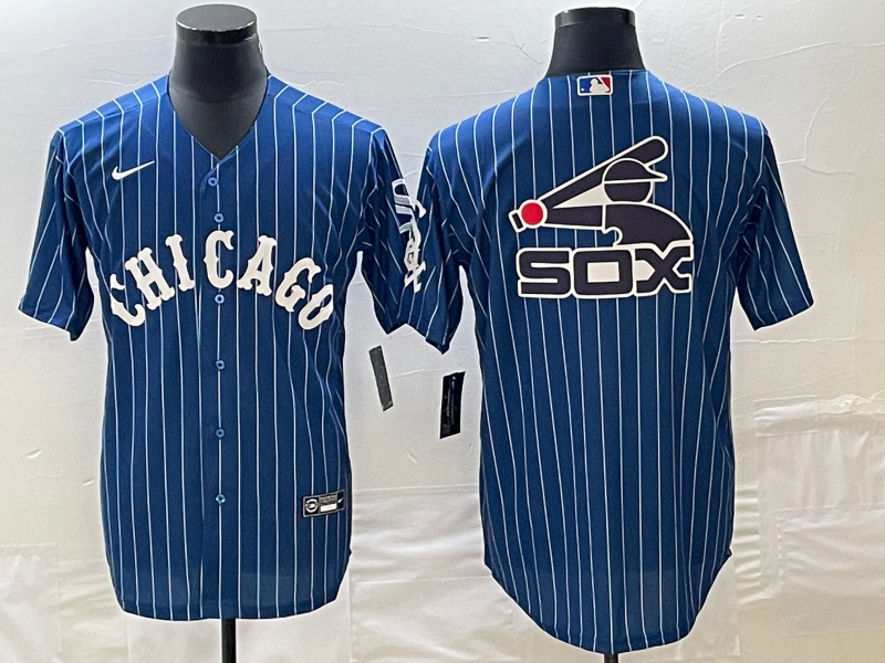 Men's Chicago White Sox Blue Replica Player Jersey1