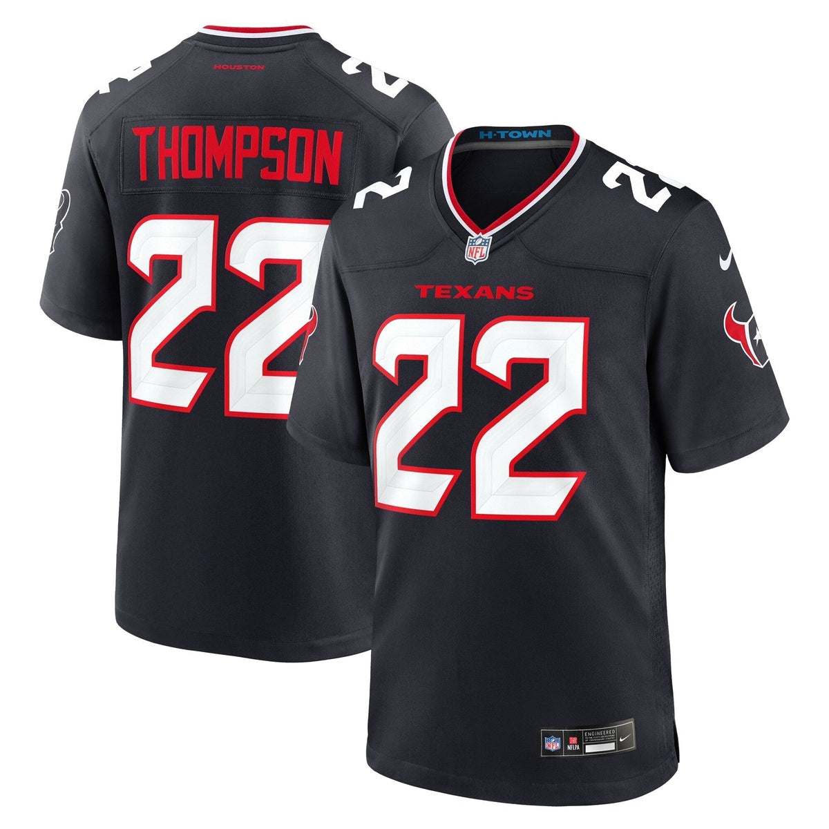 Josh Thompson Houston Texans Nike Team Game Jersey -  Navy