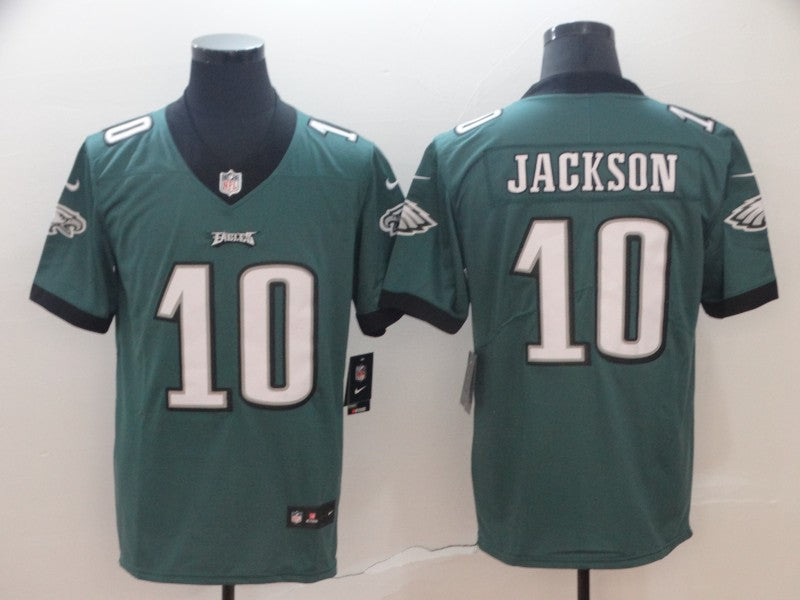 Men's Philadelphia Eagles Desean Jackson #10 Midnight Green Game Jersey1