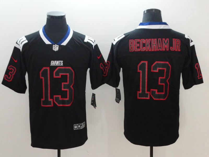 Men's New York Giants Odell Beckham Jr. #13 Black Alternate Game Jersey1