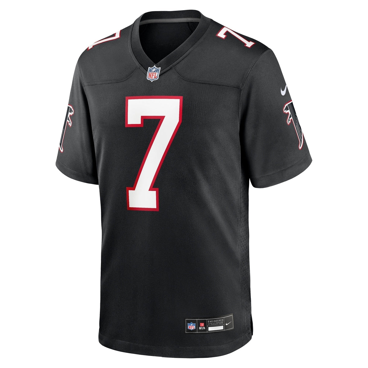 Bijan Robinson Atlanta Falcons Nike  Throwback Game Jersey - Black
