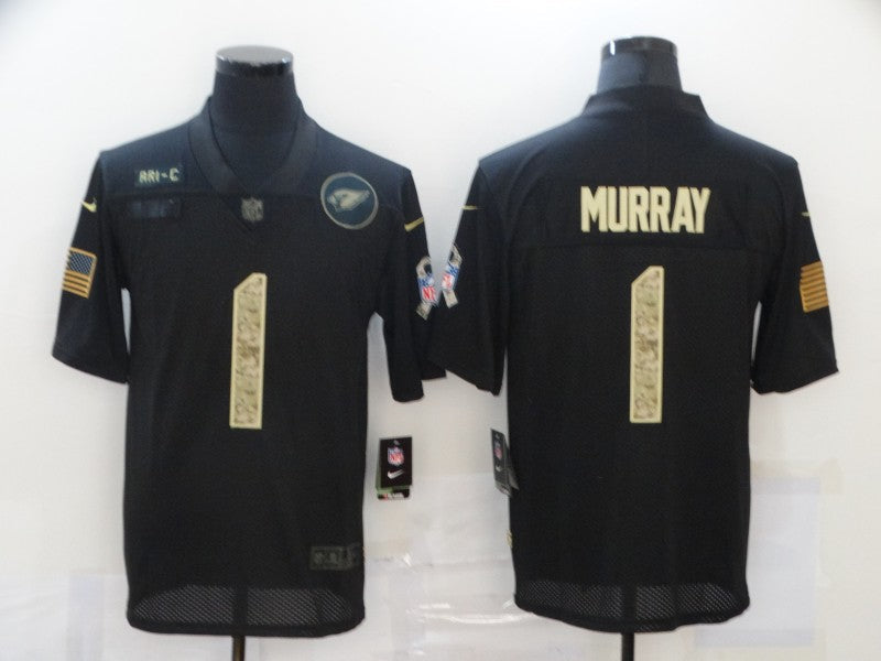 Men's Arizona Cardinals Kyler Murray #1 Black Game Jersey1