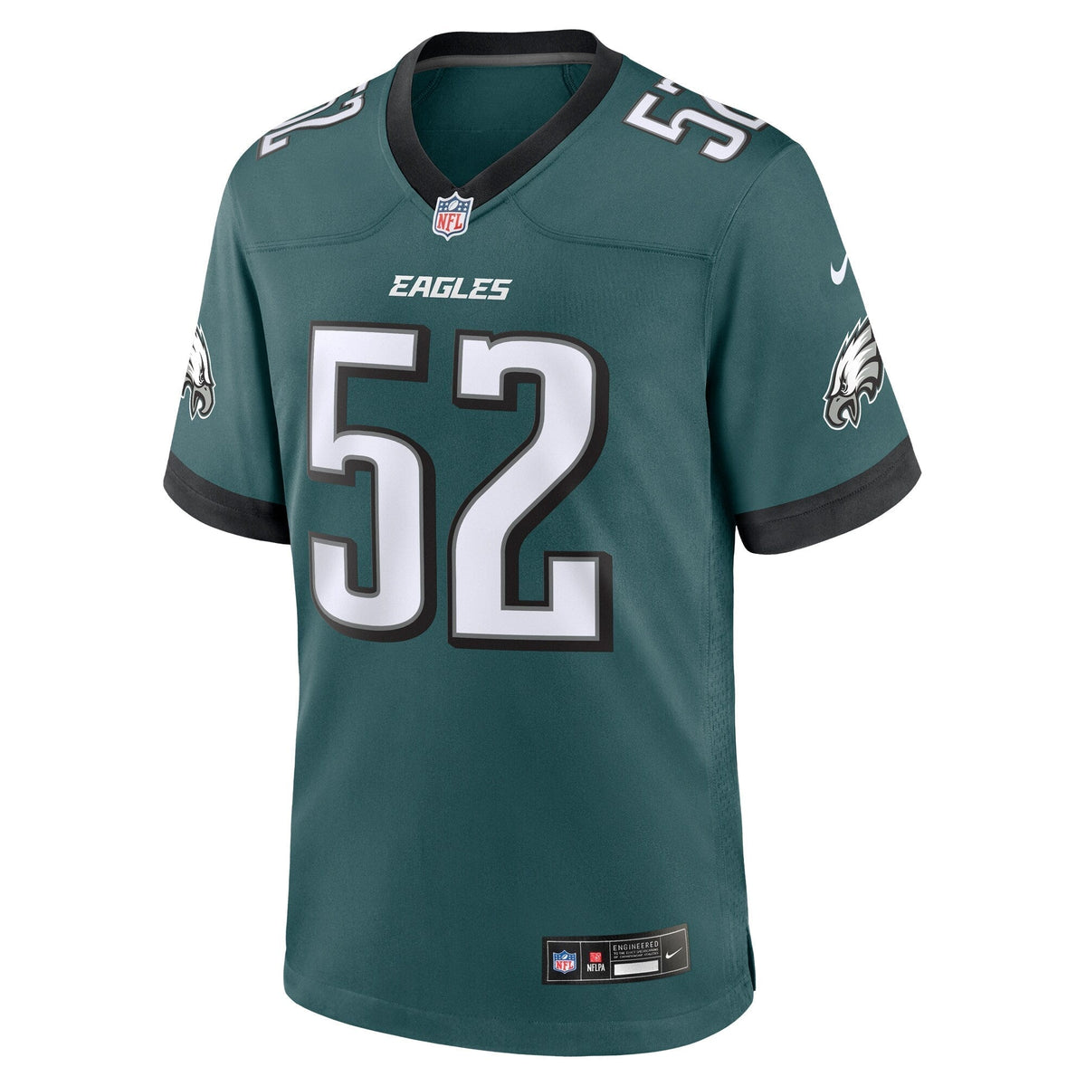 Julian Okwara Philadelphia Eagles Nike Game Jersey - Midnight Green