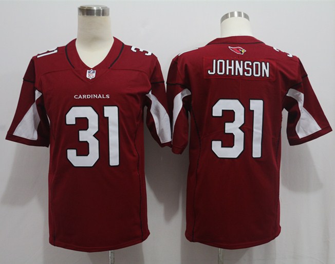 Men's Arizona Cardinals David Johnson #31 Red Game Jersey1