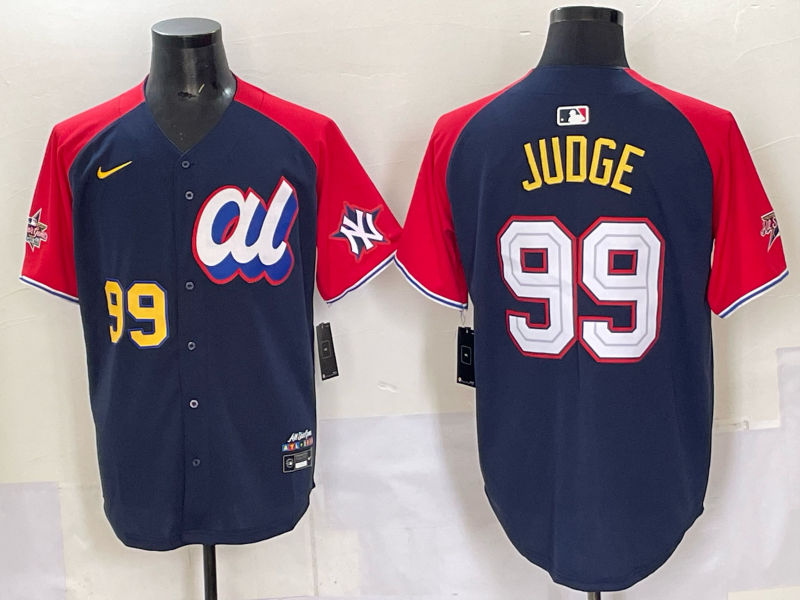 Men's American League Aaron Judge #99 Navy 2025 All-Star Edition Game Jersey