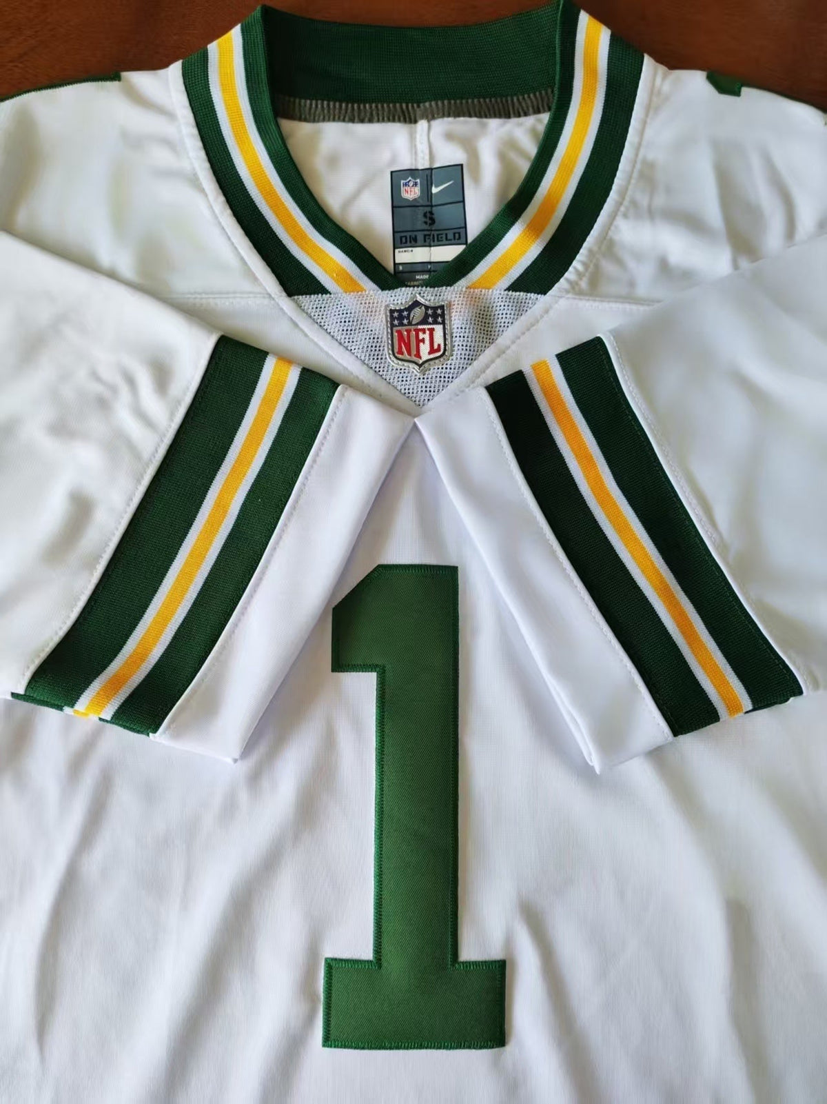 Men's Green Bay Packers Matthew Golden Nike Jersey -  White