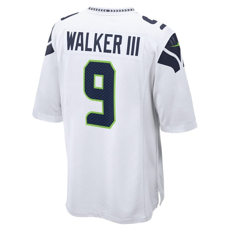 Kenneth Walker III Seattle Seahawks Away Game Player Jersey - White