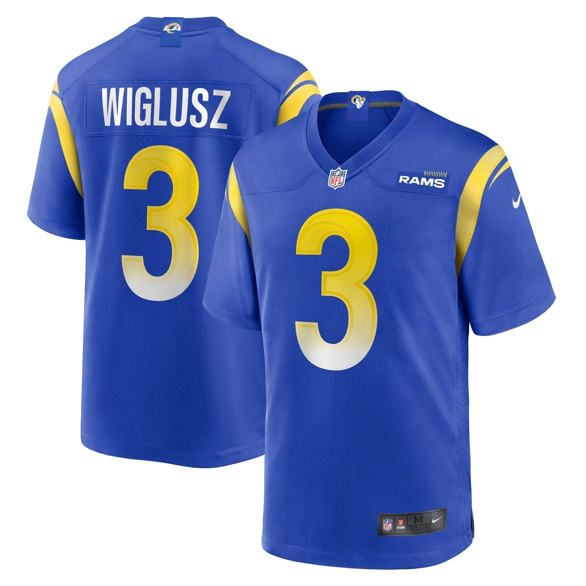 Sam Wiglusz Los Angeles Rams Nike Game Jersey -  Royal