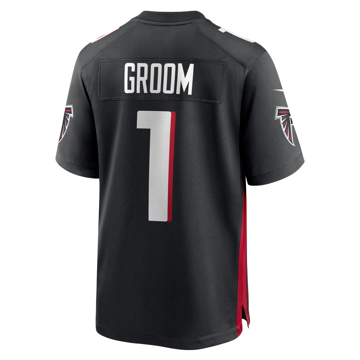 Number 1 Groom Atlanta Falcons Nike Game Jersey - Black