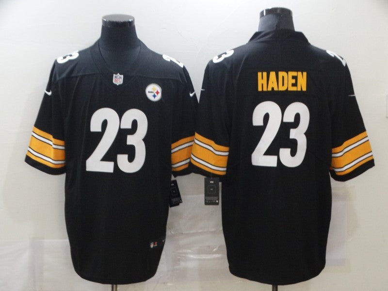 Men's Pittsburgh Steelers Joe Harden #23 Black Game Jersey1