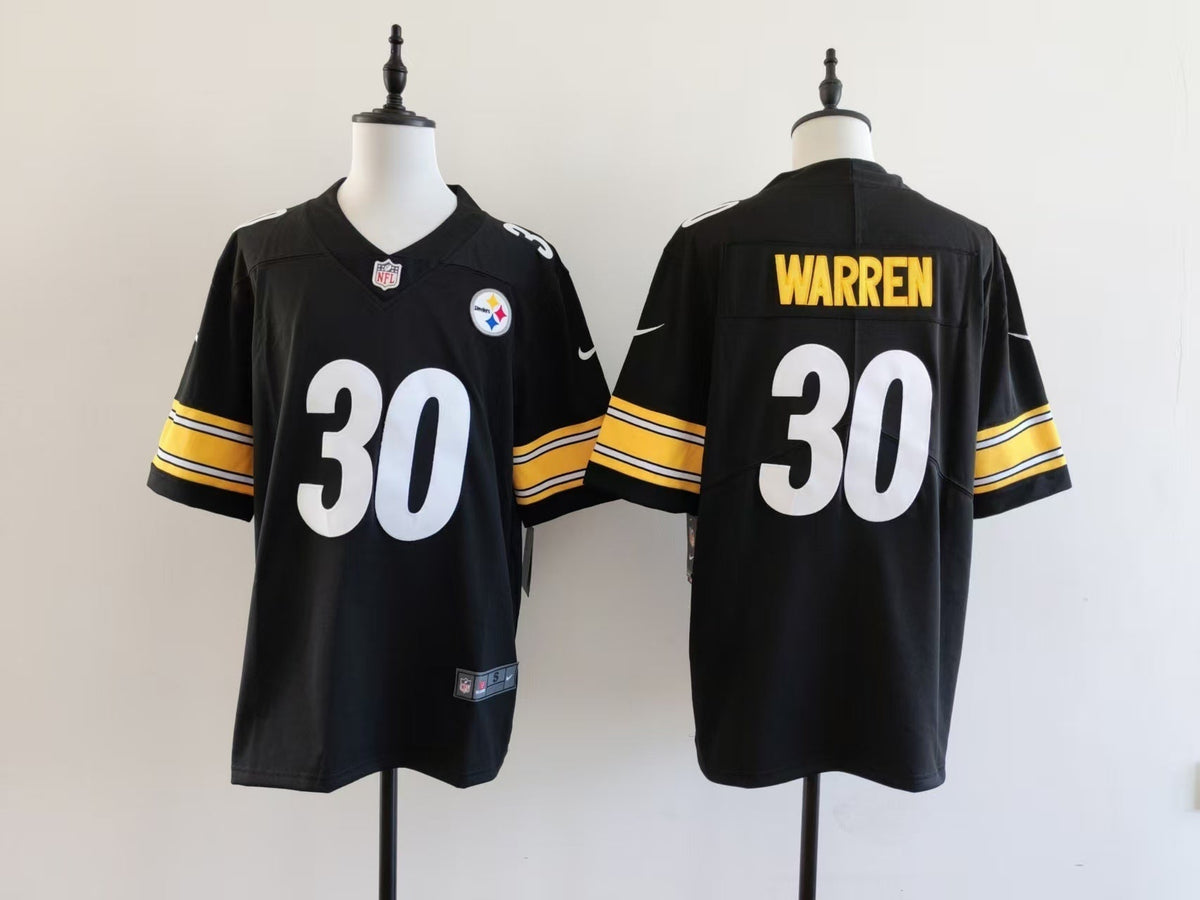 Men's Pittsburgh Steelers Jaylen Warren Nike Jersey -  Black