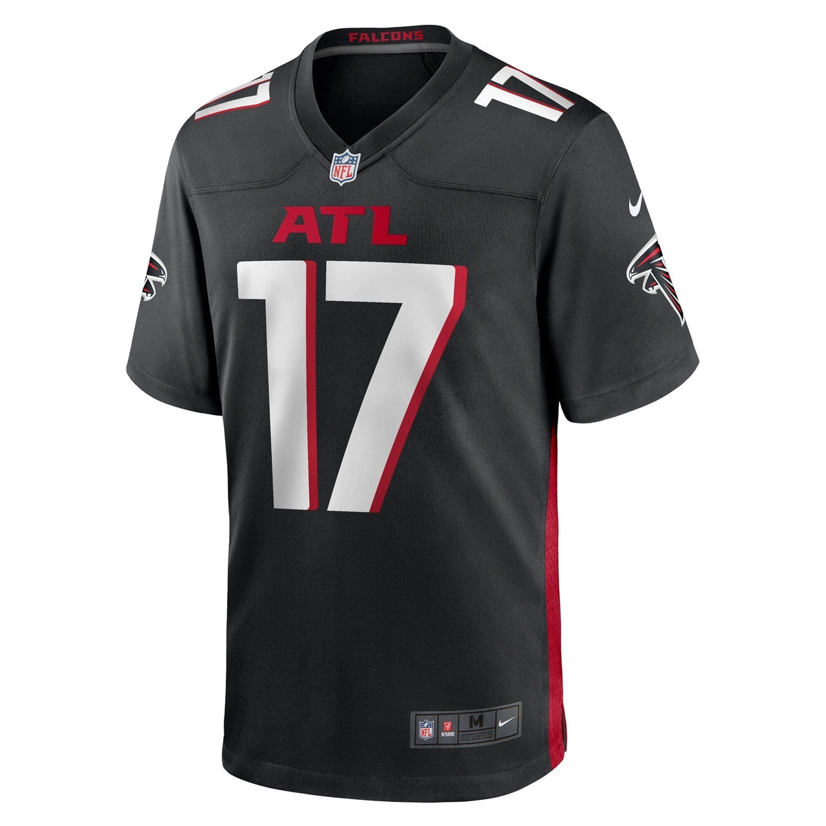 Arnold Ebiketie Atlanta Falcons Nike Team Game Jersey -  Black
