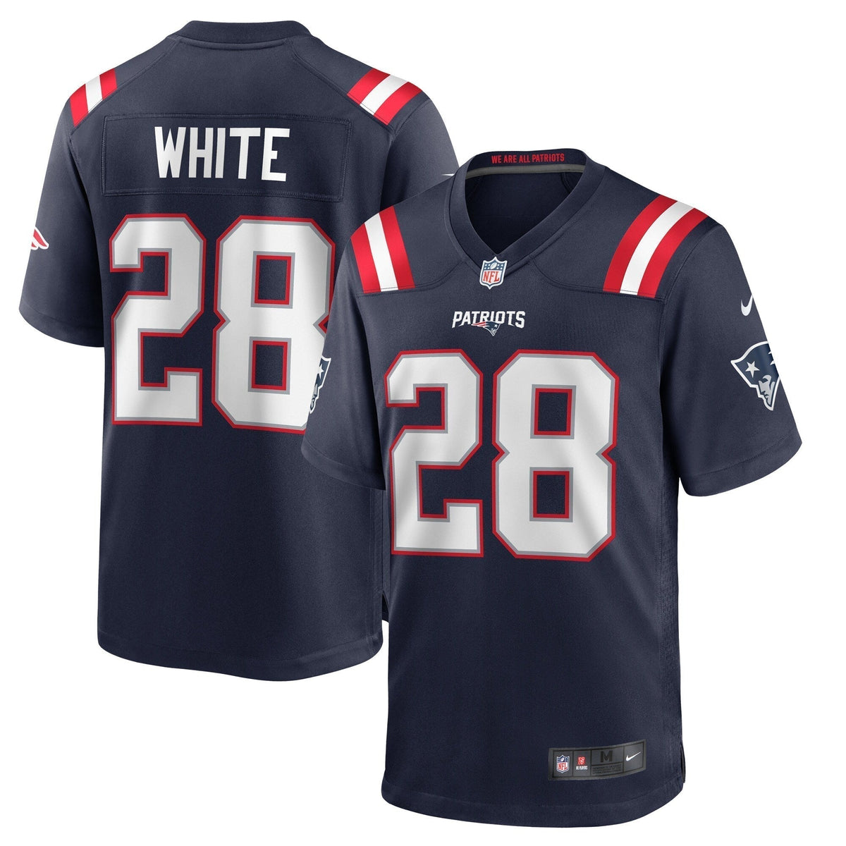 James White New England Patriots Nike Game   Jersey - Navy