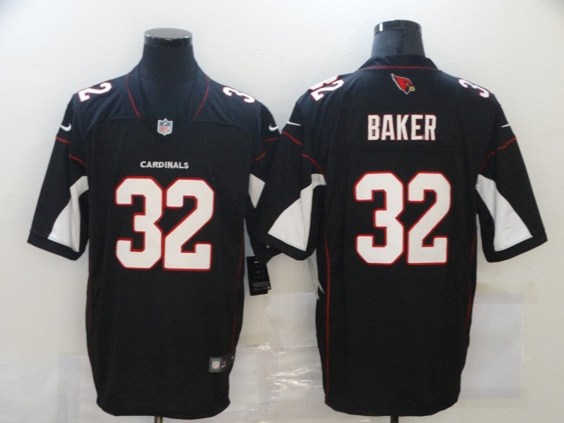 Men's Arizona Cardinals Budda Baker #32 Black Game Player Jersey1