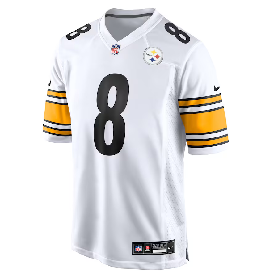 Men's Pittsburgh Steelers Aaron Rodgers Nike White Game Jersey