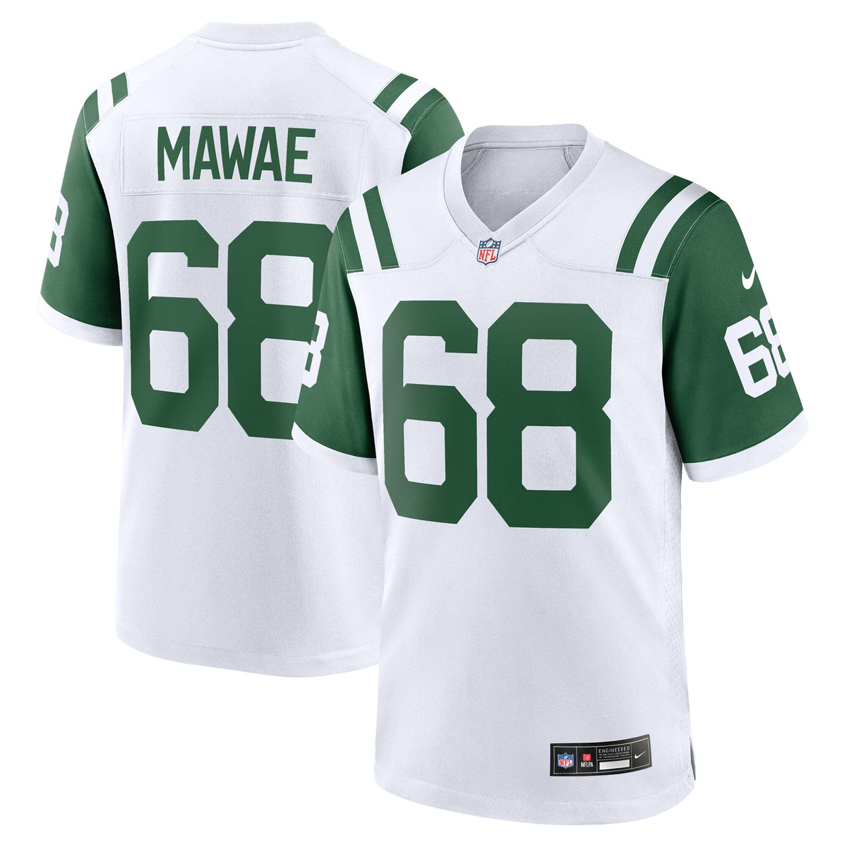 Kevin Mawae New York Jets Nike Classic Alternate Retired   Game Jersey - White
