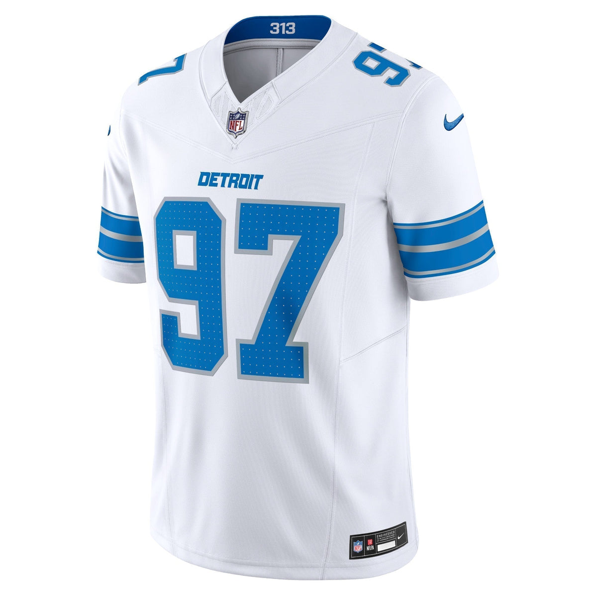 Aidan Hutchinson Detroit Lions Nike Vapor F.U.S.E. Limited Jersey - White