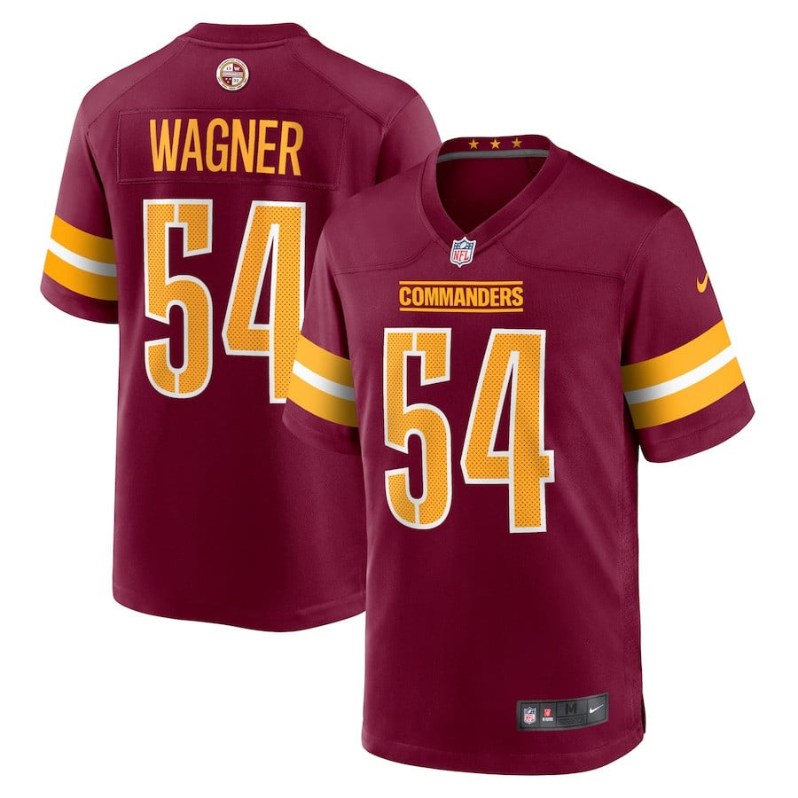 Bobby Wagner 54 Washington Commanders Game Men Jersey - Burgundy