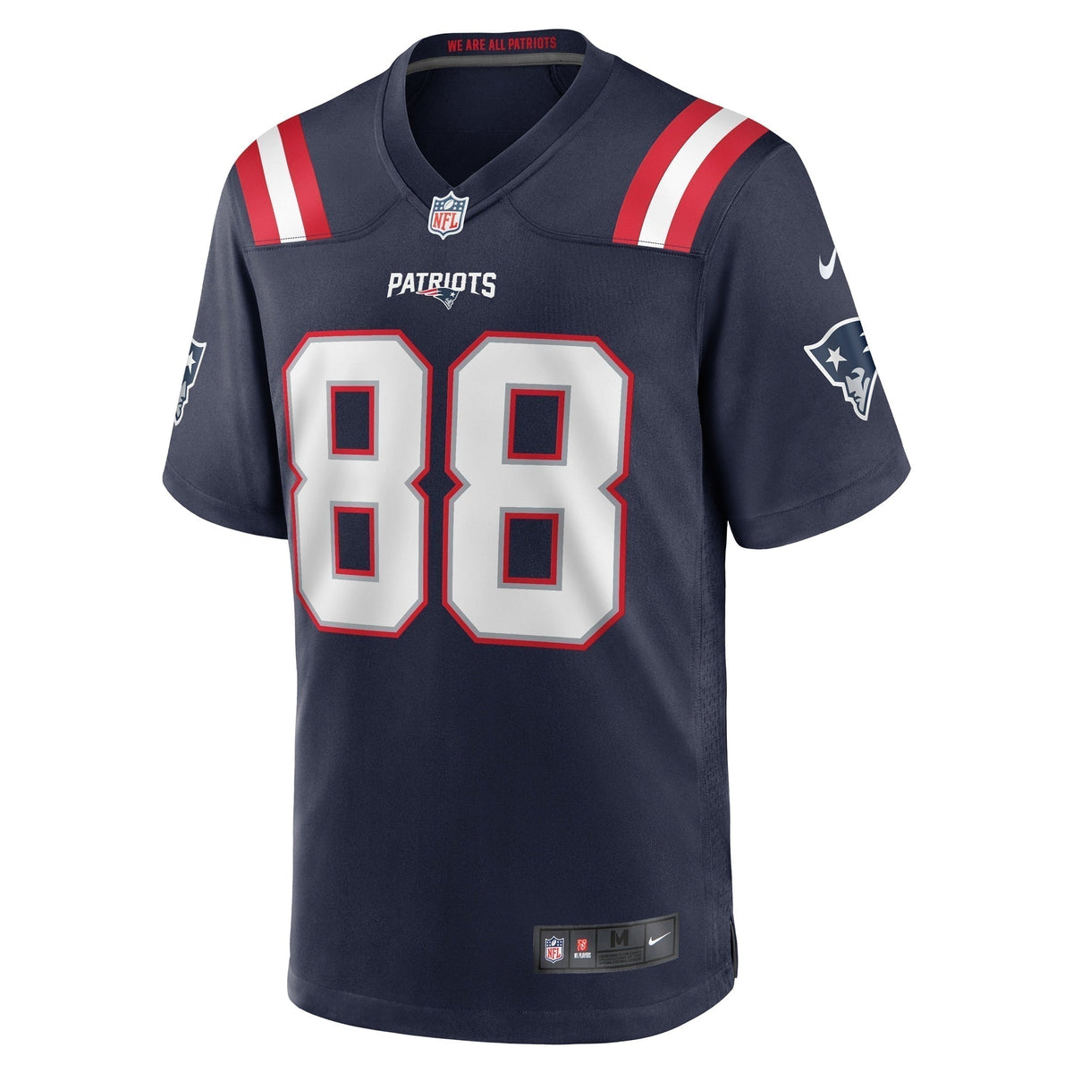 Jaheim Bell New England Patriots Nike  Game Jersey -  Navy